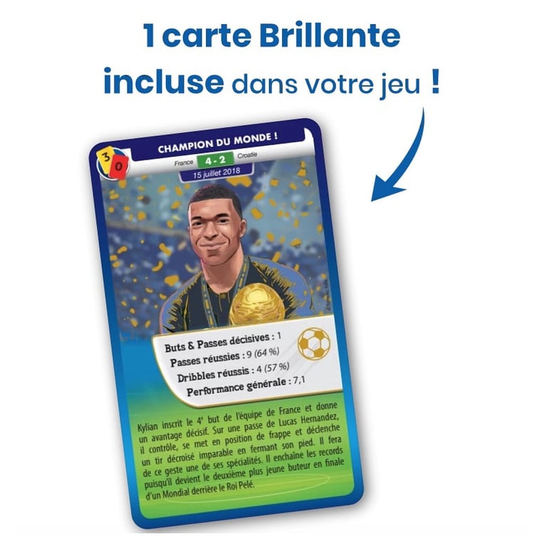 Jeu Classique Bioviva Défis Sports Kylian Mbappé – Jeu de Cartes Éducatif 2 à 6 Joueurs - vue 7