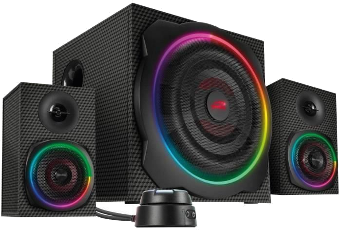 SPEED LINK Enceintes 2.1 Gravity Carbon RGB