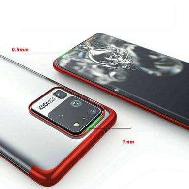 Coque Silicone Bord pour ''SAMSUNG Galaxy S20 Ultra'' Bumper Fine Transparente