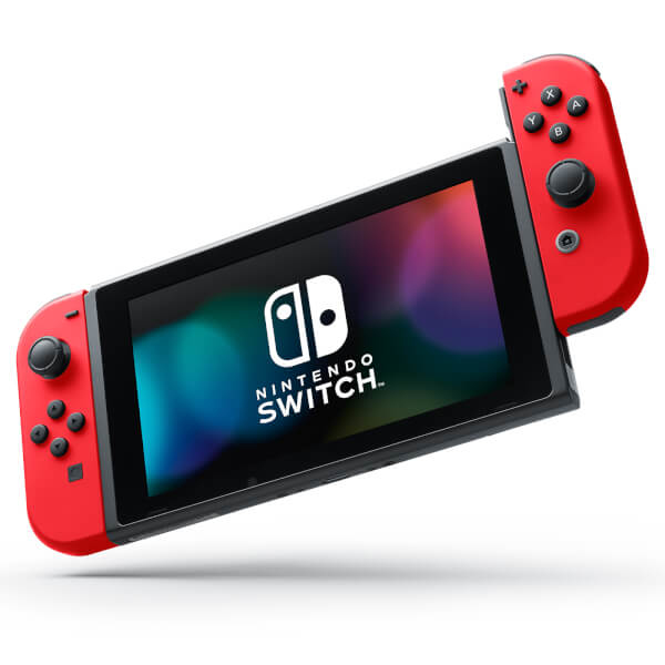 Console Nintendo Switch + 1 paire de Joy Con + 1 code de téléchargement pour Super Mario Odyssey - vue 3