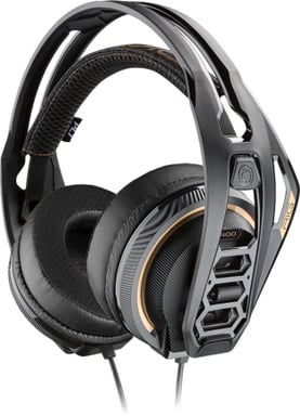 POLY 400 PRO HC Casque Avec fil Arceau Jouer Noir, Or