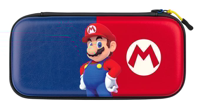 Boîtier robuste Slim Deluxe Power Pose Mario Nintendo Bleu, Rouge