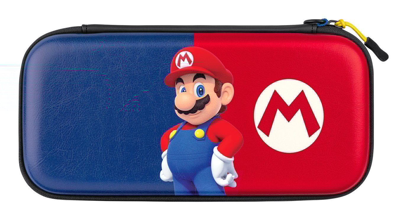 Boîtier robuste Slim Deluxe Power Pose Mario Nintendo Bleu, Rouge - Excellent état