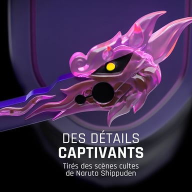 Lexip Sasuke Revenge Auriculares Inalámbrico y alámbrico Diadema Juego Bluetooth Negro, Púrpura