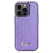 Étui Guess Sequin Script Metal pour iPhone 14 Pro Max violet