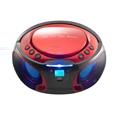 Radio FM/CD/MP3/USB/Bluetooth Modello SCD-550 con schermo LCD ed effetti luminosi
