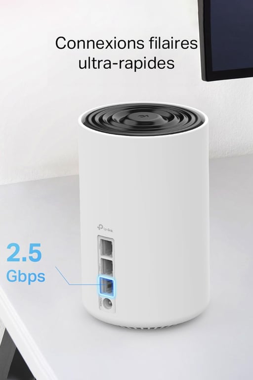 TP Link Deco XE75 Pro 2 pack Tri bande 2 4 GHz / 5 GHz / 6 GHz Wi Fi 6E 802.11ax 3 Interne Neuf - vue 2