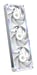 NZXT F360X Carcasa del ordenador Ventilador 12 cm Blanco 1 pieza(s)