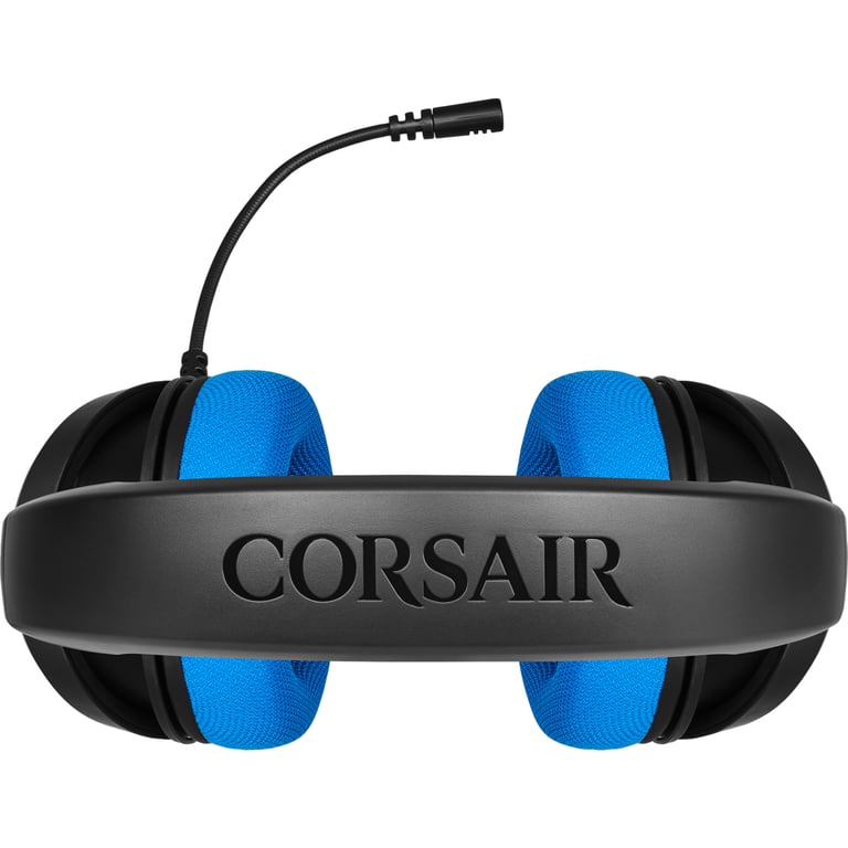 Casque gaming stéréo Corsair HS35- Bleu
