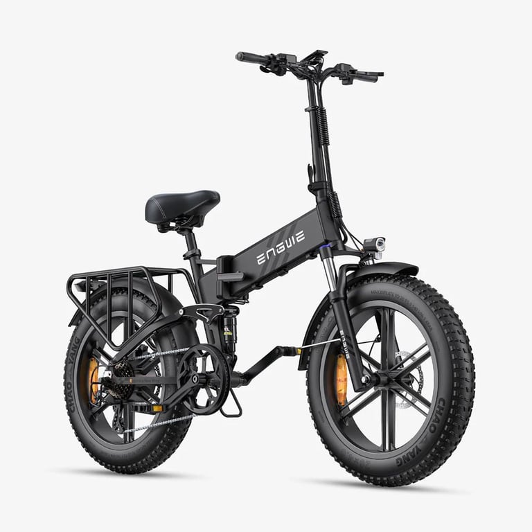 Vélo Électrique Pliant Engwe Engine Pro 2.0 - Pneus 20 Pouces 750W Moteur 52V16Ah Batterie Autonomie 110KM - Noir