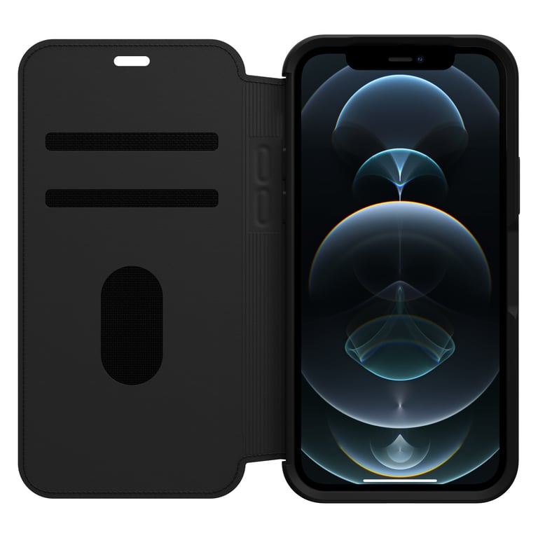 OtterBox Strada Folio Series pour Apple iPhone 12/iPhone 12 Pro, noir