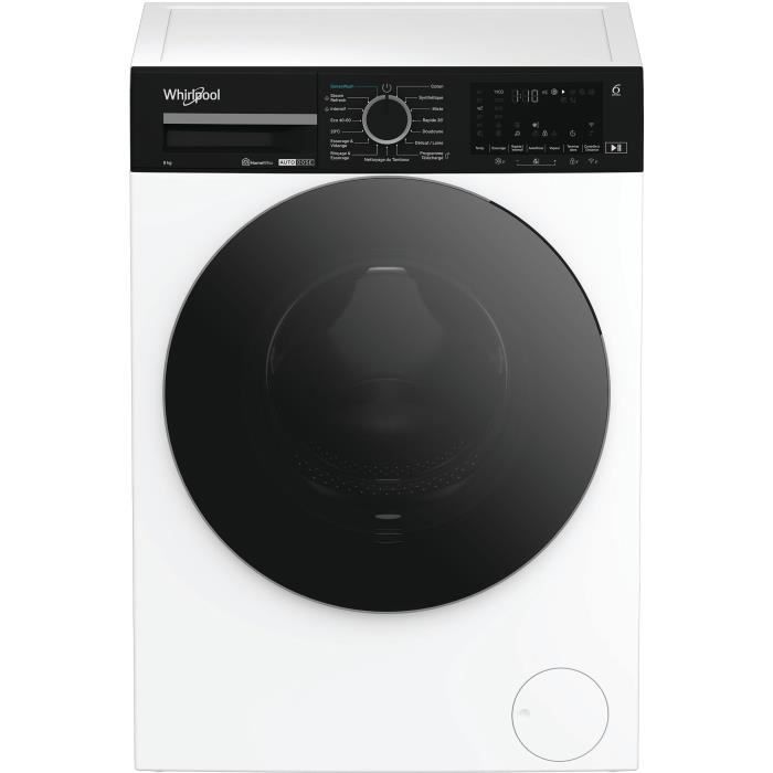 Lave linge hublot WHIRLPOOL WPM87WADSFR 8 kg Induction 1400 trsmin Autodose Vapeur Classe A - vue 4
