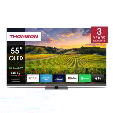 Thomson 55QG5C14 Televisor 139,7 cm (55'') 4K Ultra HD Smart TV Wifi Gris