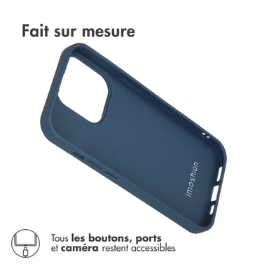 imoshion Coque Couleur pour Apple iPhone 14 Pro - Bleu foncé
