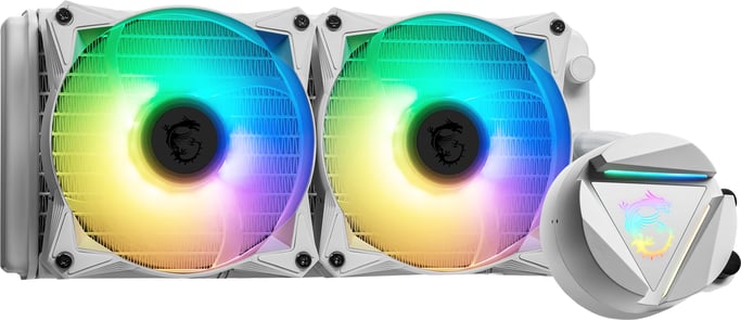 MSI MAG CORELIQUID 240R V2 PC Case Cooler 2,5 cm Blanco 1 pieza(s)