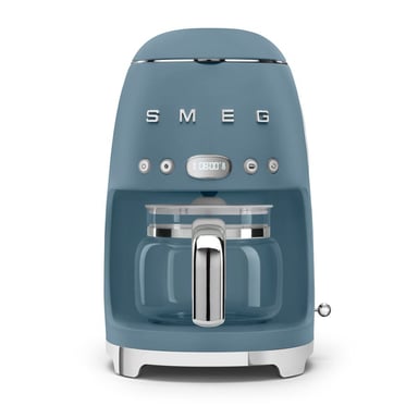 Cafetière filtre programmable SMEG DCF02SBMEU 10 tasses 1,4 L fonction arôme bleu orage mat