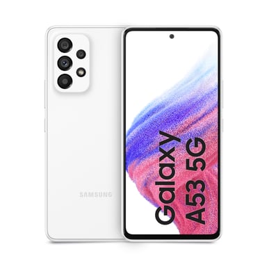 Galaxy A53 (5G) 128 GB, blanco, desbloqueado