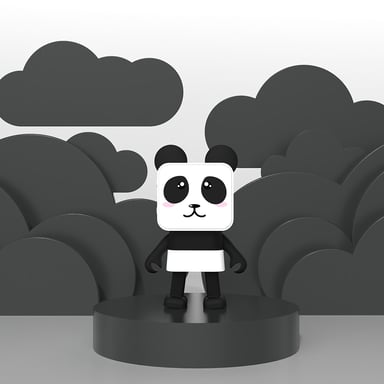 Enceinte Bluetooth® Dancing Animal 3W Panda MOB