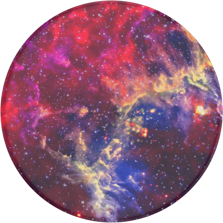 PopSockets Grip Magenta Nebula colourful