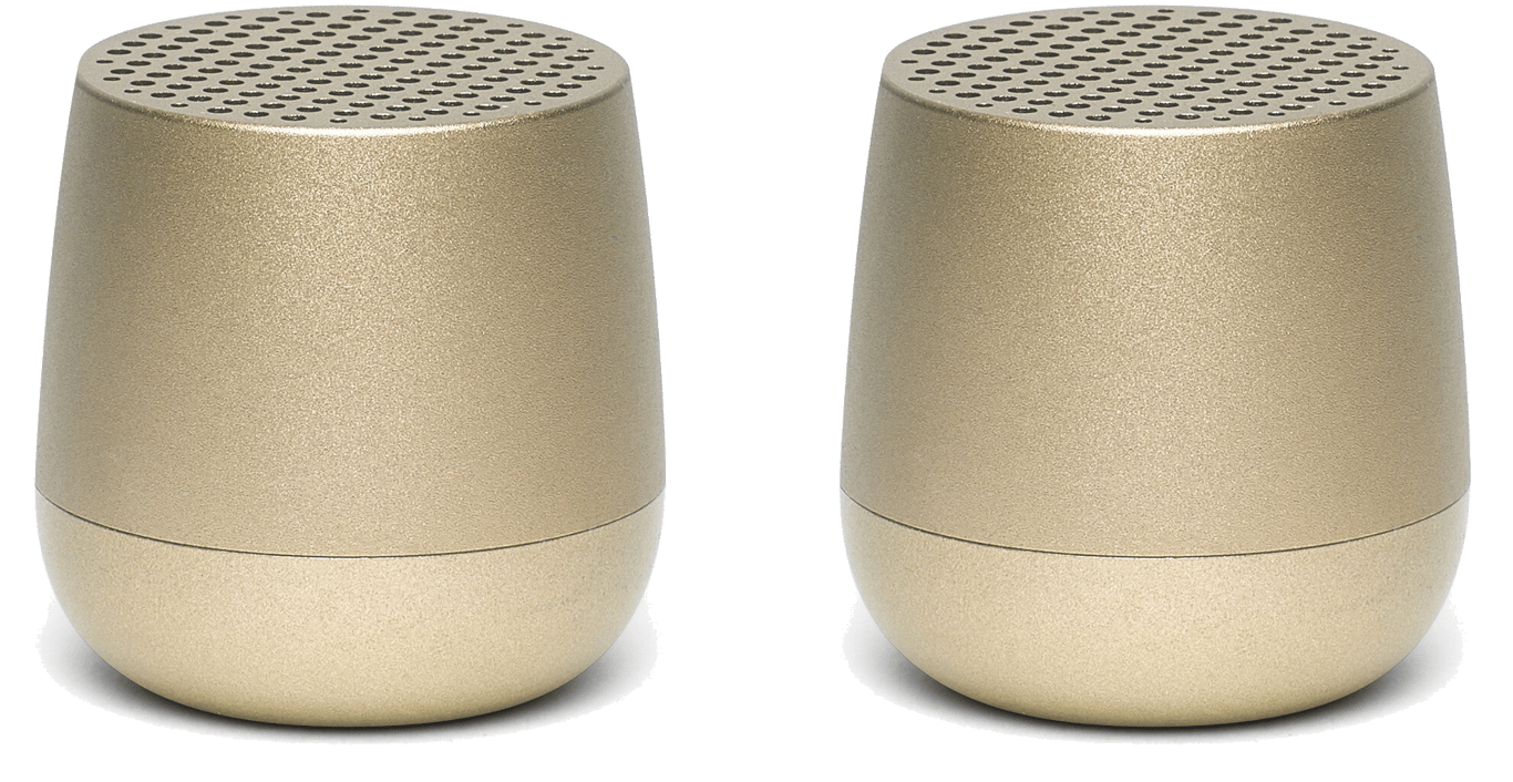 Enceinte sans fil Bluetooth Lexon Twin Mino+ Or Doux