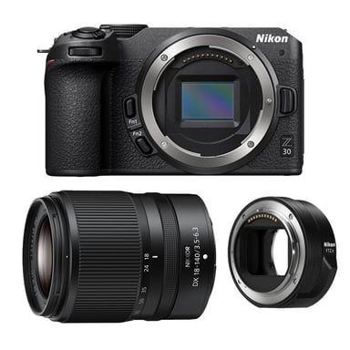NIKON Z30 + Z 18-140 + Anillo FTZ II