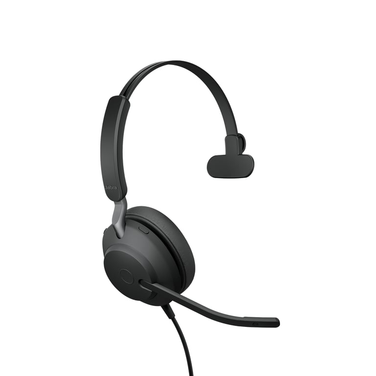 Micro-Casque Jabra Evolve2 40 SE UC Mono – Filaire USB-A, Suppresseur de Bruit Actif - vue 3