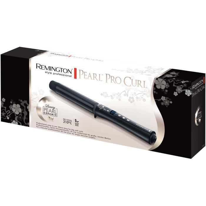 Remington CI95 Fer à Boucler Boucleur Conique Pearl Advanced Ceramic avec Eclats de Perles Cheveux Brillants - vue 3