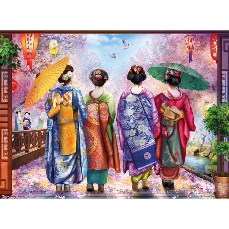 Puzzle 500 pièces : Promenade fleurie Ravensburger France - vue 10