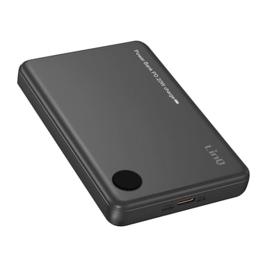 Power Bank USB-C Power Delivery 20W 15000mAh Compatible MagSafe Noir