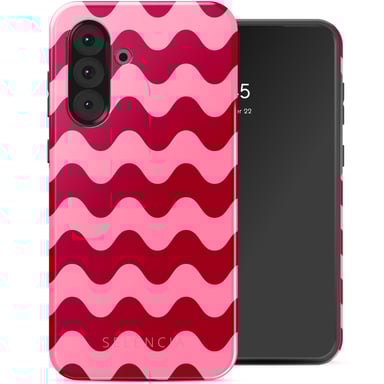 Selencia Coque arrière Vivid pour Samsung Galaxy A36 / A56 - Wave Vibes Lipstick