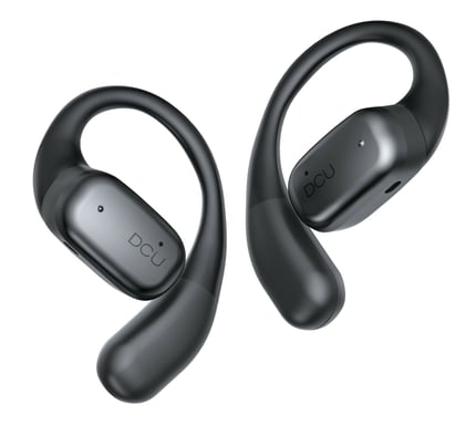 DCU Advance Tecnologic 34153535 auricolari/cuffie Auricolari senza fili Ganci per le orecchie Chiamate/Musica/Sport/Tutti i giorni Base di ricarica USB Type-C Bluetooth Nero