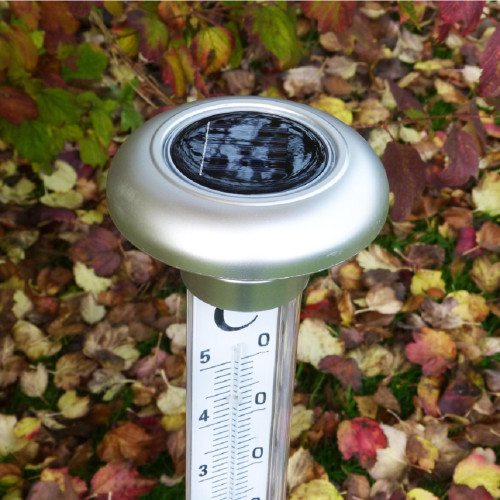 Thermomètre géant de jardin à LED - vue 3