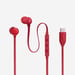 JBL Tune 310C Auriculares Alámbrico Dentro de oído Llamadas/Música USB Tipo C Rojo