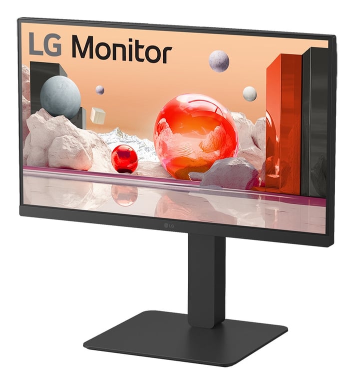 LG 24BA750-B écran plat de PC 60,5 cm (23.8 ) 1920 x 1080 pixels Full HD LCD Noir - Neuf