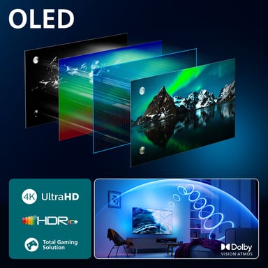 Philips 65OLED76012 165,1 cm (65'') 4K Ultra HD Smart TV Wifi Noir
