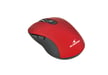 Ratón inalámbrico Bluestork Office60 (Negro/Rojo)