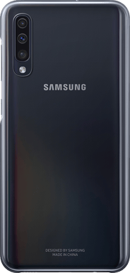 Samsung Funda protectora para Samsung Galaxy A50 Rigid Graded Negro transparente