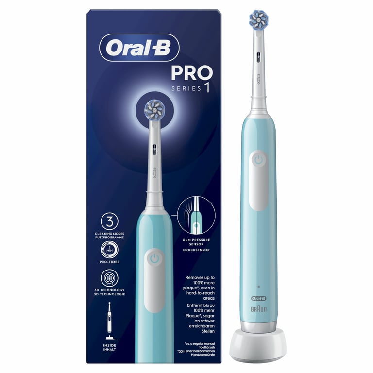 Oral B Pro 1 Sensitive Clean Adulte Brosse à dents rotative oscillante Neuf