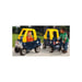 Auto a cavalcare Little Tikes Cozy Coupe Truck con pavimento rimovibile, clacson, porta e seggiolino per bambini, 18 mesi+ blu