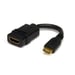 StarTech.com Adaptateur Mini HDMI vers HDMI 12,7cm - Convertisseur HDMI Haute Débit 4K - Adaptateur HDMI 4K 30Hz Ultra HD - HDMI 1.4 - Connecteurs Plaqués Or - Mini HDMI UHD 4K - Noir