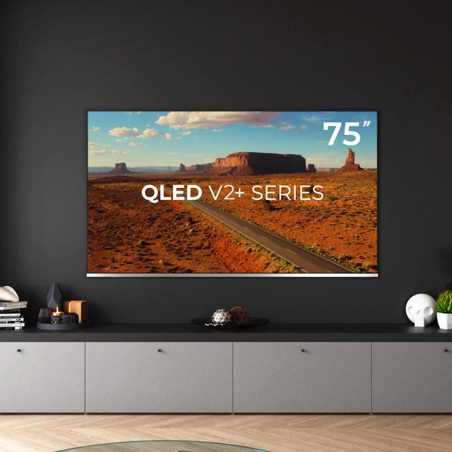 Cecotec Téléviseur QLED 75" Smart TV Série V2 VQU20075 4K UHD Android TV 11 sans Bord Assistant Vocal Google et Chromecast Dolby Vision & Atmos HDR10 HBBTV 2023 - vue 2
