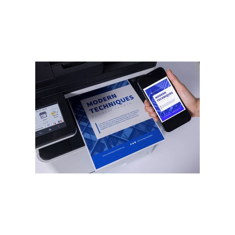 Imprimante multifonction laser couleur Brother DCP-L8630CDW A4 31 ppm WiFi NFC double face écran tactile 3,5  - Neuf