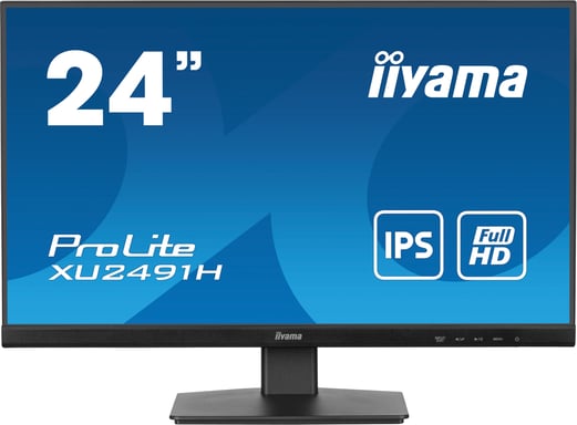 iiyama ProLite XU2491H-B1 écran plat de PC 60,5 cm (23.8'') 1920 x 1080 pixels Full HD LED Noir