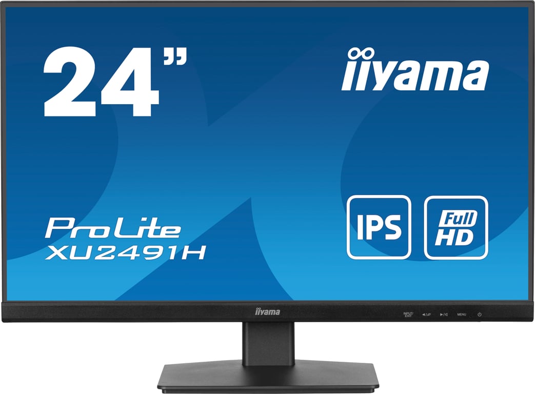 iiyama ProLite XU2491H-B1 écran plat de PC 60,5 cm (23.8 ) 1920 x 1080 pixels Full HD LED Noir - Neuf