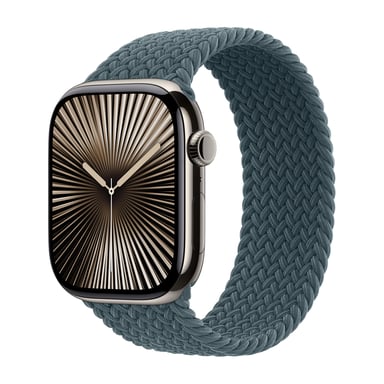 Bracelet Solo tressé pour Apple Watch Series 1 - 11 / SE / Ultra (44/45/46/49 mm) - Taille 2 - Lake Green