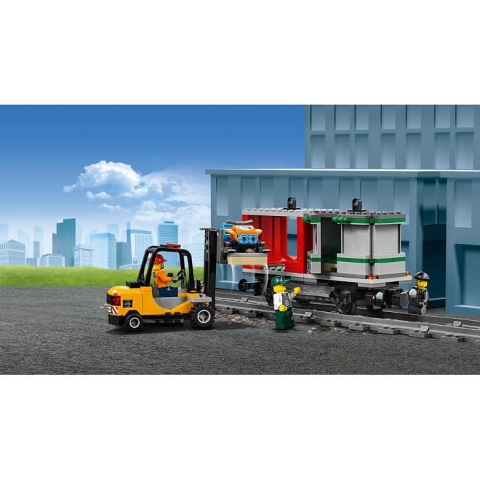 Lego City Le Train De Marchandises Télécommandé 60198 Lego La Boîte - vue 2
