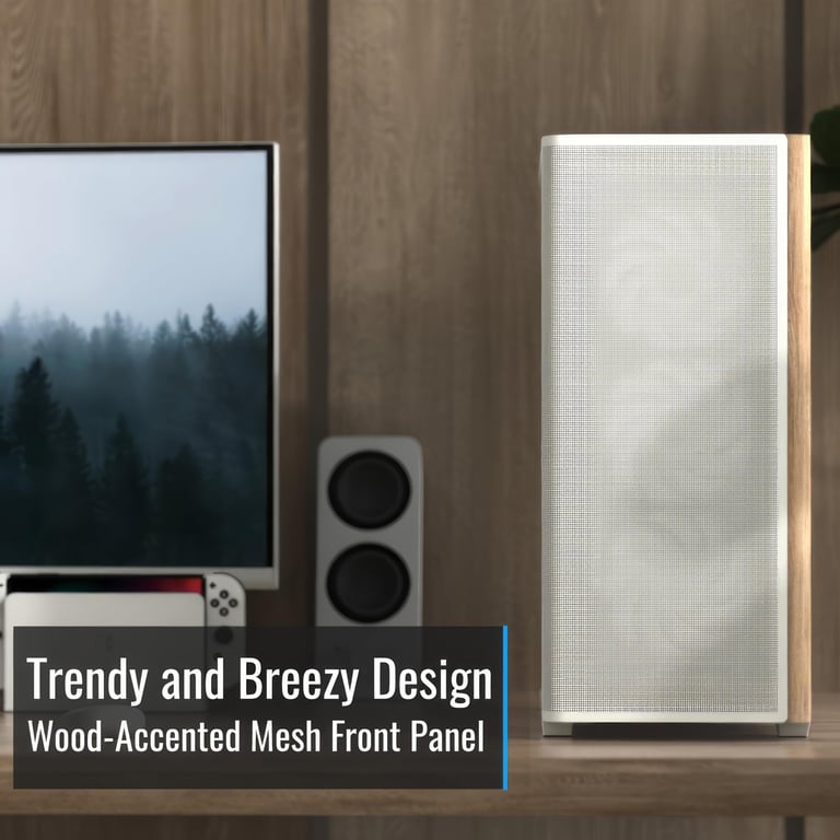 AEROCOOL D501A PC Gehäuse Midi Tower ATX Tempered Glass Neuf - vue 2