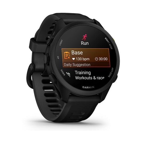 Garmin Forerunner 70 Montre GPS 43 mm AMOLED tactile 1,2  Noir Bluetooth ANT+ - Neuf