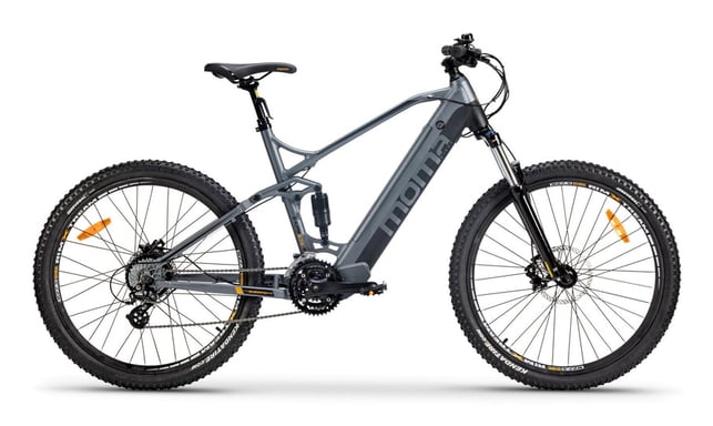 Moma BIE27MTFSRMG20 bicicleta eléctrica Gris Aluminio L 69,8 cm (27.5'') Litio