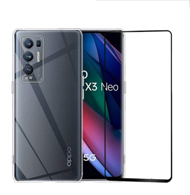 OPPO Find X3 Neo 5G tpu et protection écran full noir